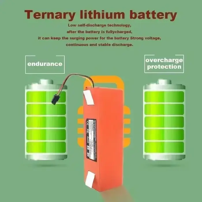 Batterie de remplacement pour aspirateur robotique Xiaomi Roborock S55 S60 S65 S50 S51 S5 MAX S6