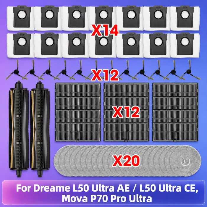 Compatible pour ( Dreame L50 Ultra AE / L50 Ultra CE