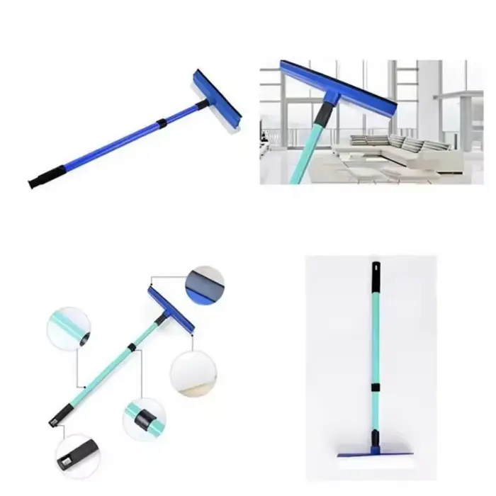 Nettoyeur de vitres rétractable 2 en 1