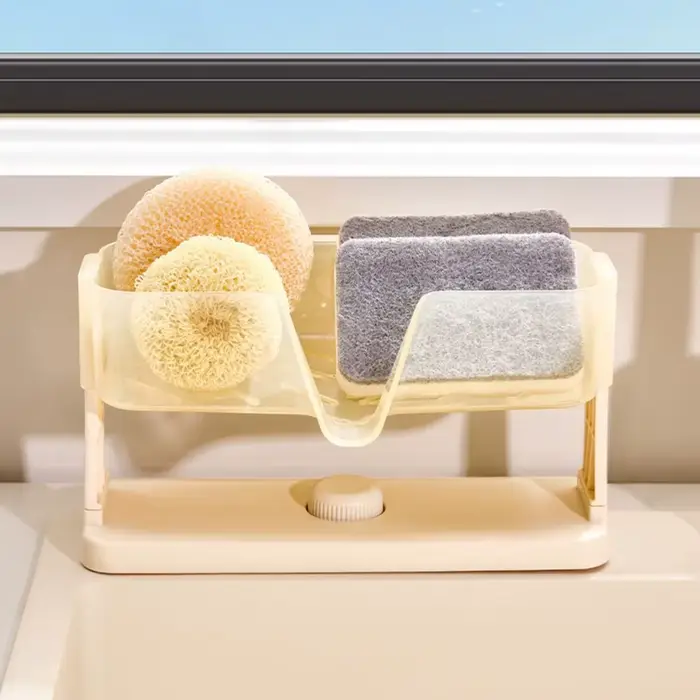 Support de rangement pour évier de cuisine à ventouse