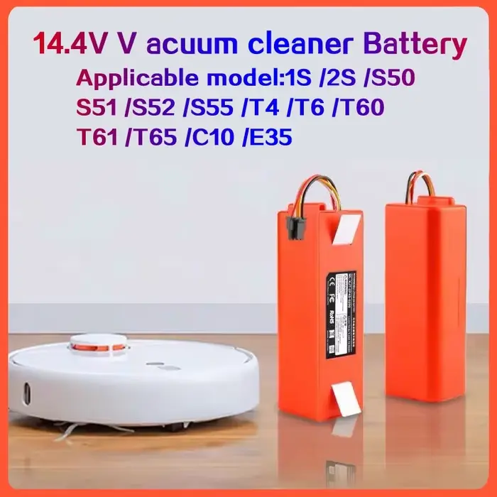 Batterie de remplacement pour aspirateur robot Xiaomi Roborock S55 S60 S65 S50 S51 S5 MAX S6