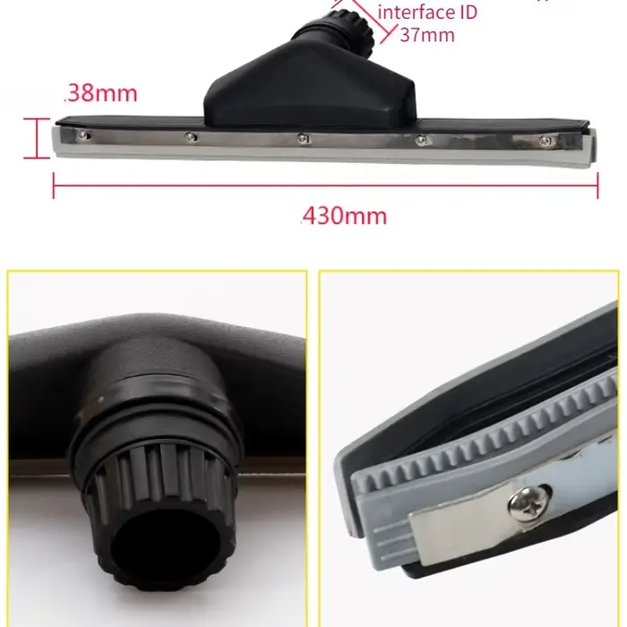 Brosse de tête d'aspirateur industriel pour sol dur
