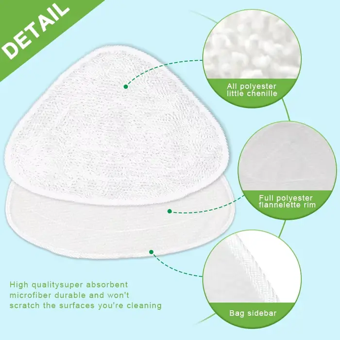 Tampons de rechange en microfibre pour vadrouille
