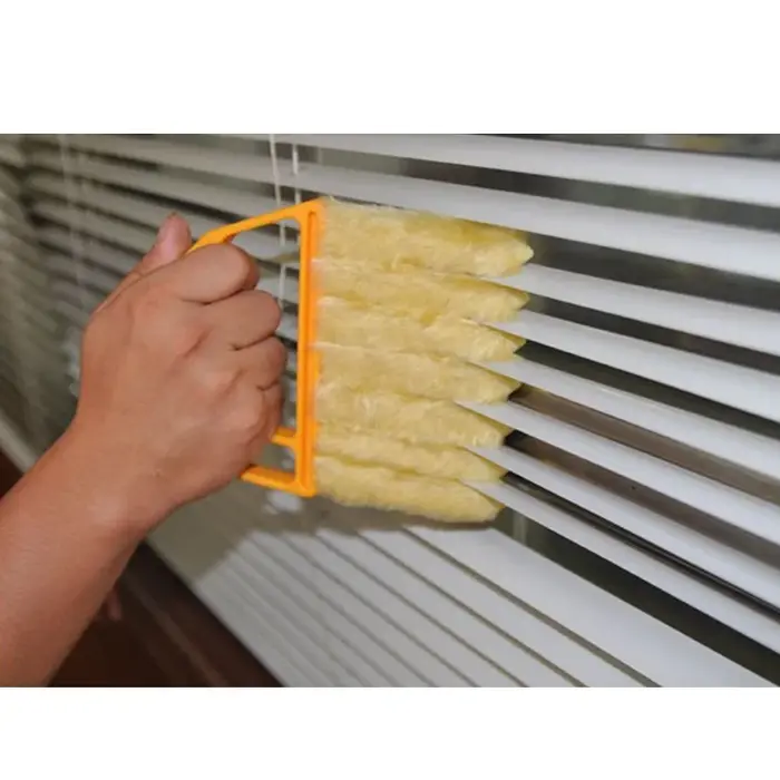 Brosse de nettoyage pour rideaux à persiennes, brosse de nettoyage détachable, brosse de nettoyage pour évent