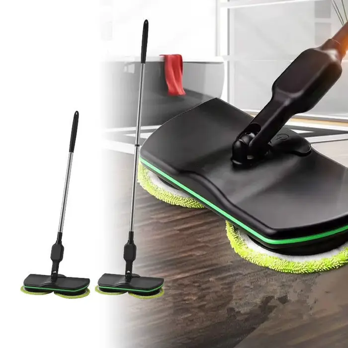 Vadrouille rotative électrique sans fil, nettoyeur de sol rechargeable 3 en 1, aspirateur à main pou