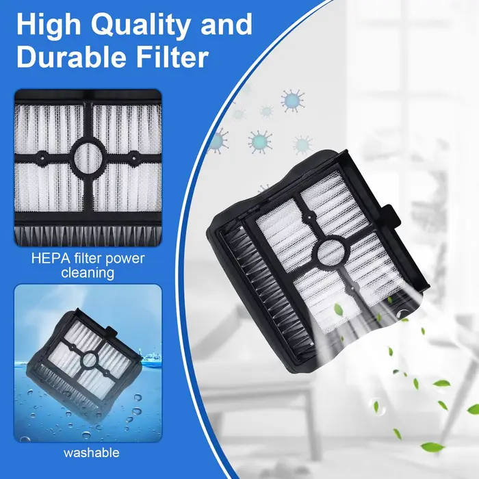 Brosse rotative et filtre HEPA compatibles avec les aspirateurs sans fil Rowenta X-Clean 10 et NARWAL S20 Pro - Pièces de rechange