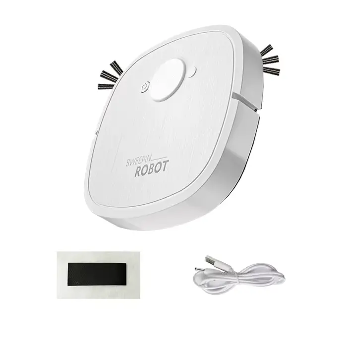 Aspirateur robot intelligent Lenovo 4 en 1, balayage automatique, nettoyage, aspiration, stérilisati