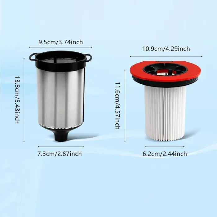 Filtre 12049774 pour aspirateur à main sans fil Bosch Unlimited 10 / Unlimited 9 BKS1041RHF, BTS1042WAC, BKS1051POW