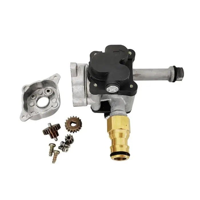 Tête de pompe en alliage de Zinc pour nettoyeur haute pression, sans piston de moteur, nettoyeur éle
