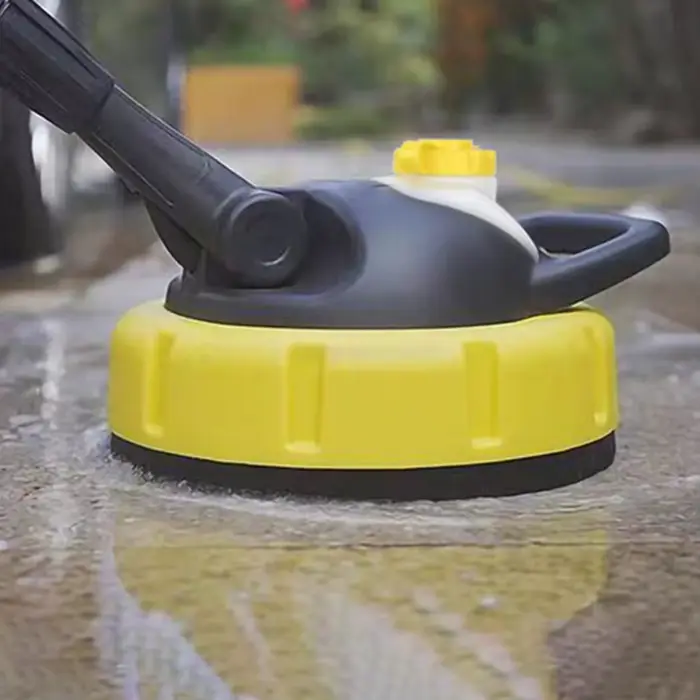 Brosse de nettoyage rotative à long manche pour nettoyeur haute pression