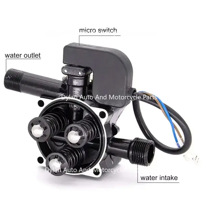 2500W 2900PSI haute pression auto-amorçante diaphragme pompe à eau laveuse Machine de nettoyage