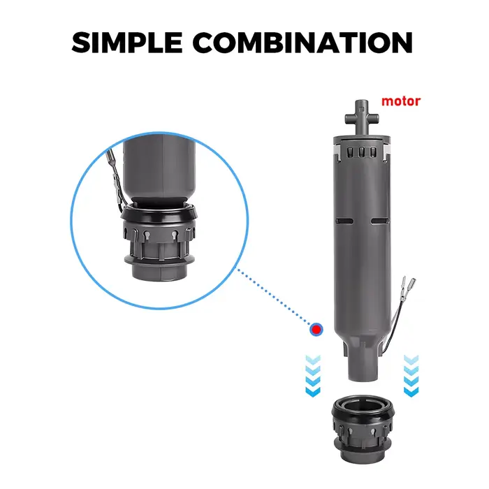 Roulements de moteur à tête d'aspiration souple