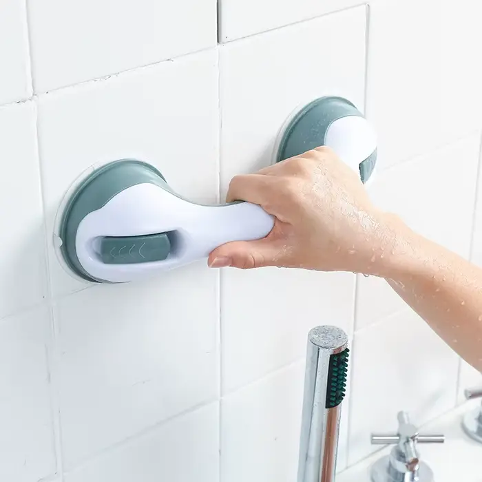 Barre d'appui antidérapante avec ventouse pour douche