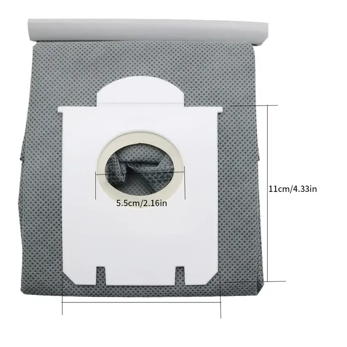Sacs d'aspirateur de remplacement de poussière pour Philips FC8134 FC8613 FC8614 FC8220 FC8222 FC8224 FC8200 FC9004 FC9006 HR8331 S-BAG