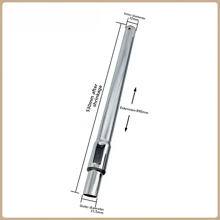 Tube télescopique universel pour aspirateur
