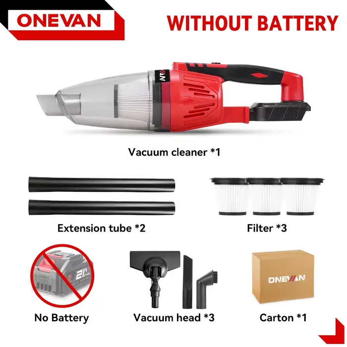 ONEVAN 12KPA aspirateur électrique 1500W multi-fonction portable voiture maison nettoyage outil de p