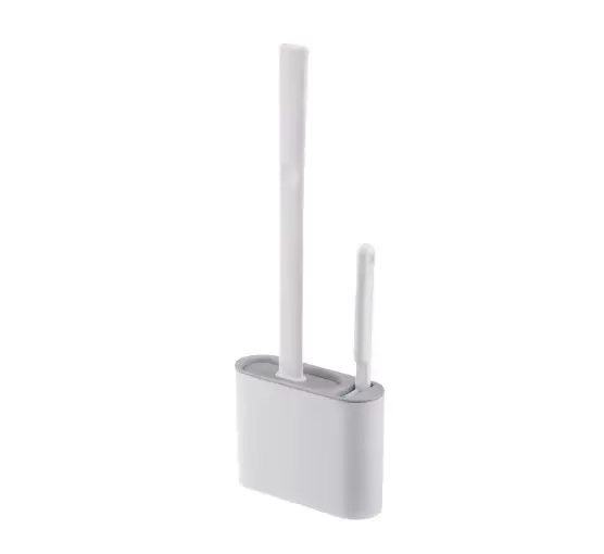 Brosse de Toilette Murale avec Coins Sans Fréquence, Outil pour le Lavage des Toilettes, Ensemble de