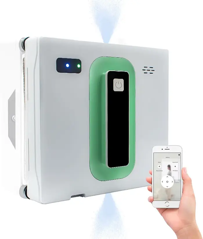 Nouveau Robot Nettoyeur de Vitres 2026 Amélioré avec Aspirateur Intelligent Automatique Bidirectionn