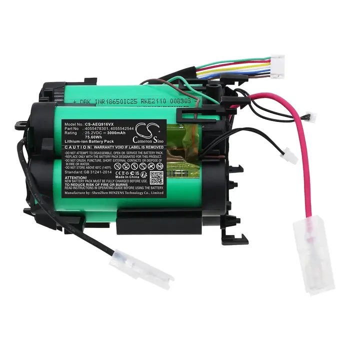 Batterie d'aspirateur 2000mAh/3000mAh pour ELECTROLUX PQ91-50MB