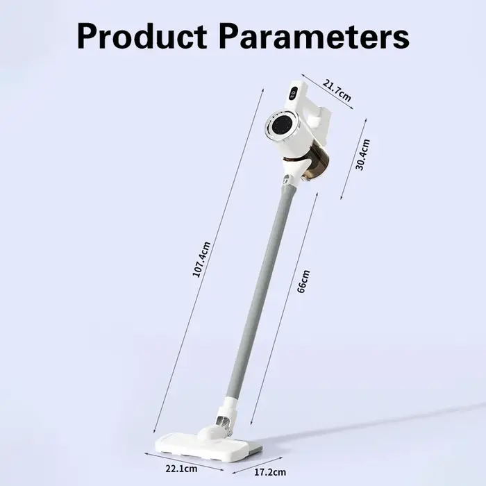 Aspirateur à main sans fil 15000PA, balai sans fil, tasse à poussière de 900ml, balai détachable pour sols durs, tapis, poils d'animaux de compagnie