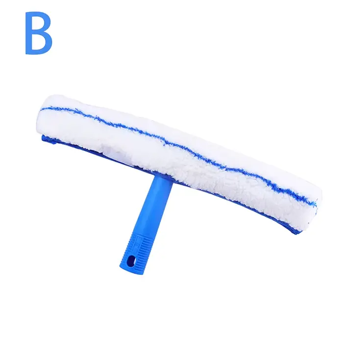 Kit de nettoyage de vitres 35 cm, raclette et chiffon microfibre, essuie-glace pour vitres et douche