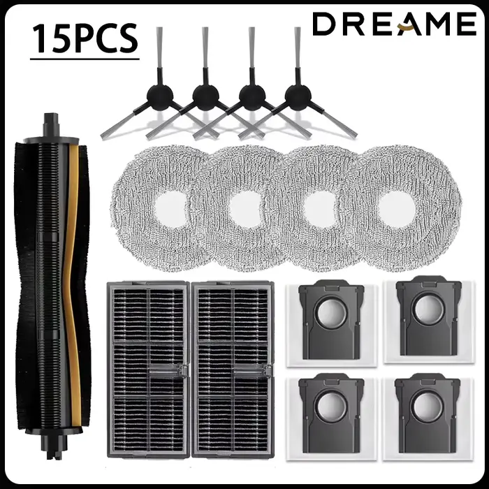 Accessoires complets pour aspirateur Dreame L40s Ultra AE/L40s Ultra CE : brosse principale, brosse