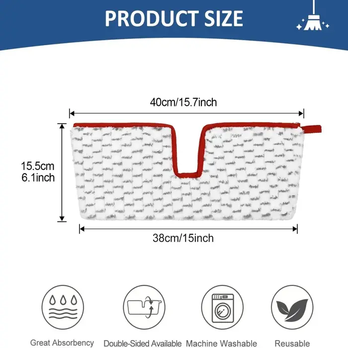 Tampons de vadrouille de pulvérisation de remplacement pour Vileda/o-cedar Promist MAX