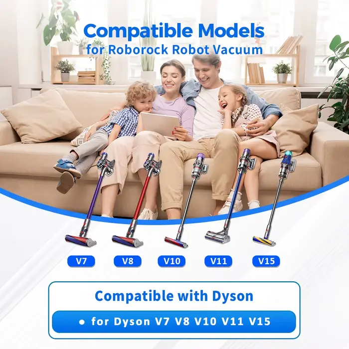 Petite roue pour aspirateur Dyson V6 V7 V8 V10 V11 V15, tête de brosse à rouleau souple, roues endommagées, pièces de rechange