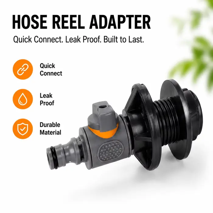 Adaptateur pour baril d'eau PVC/IBC