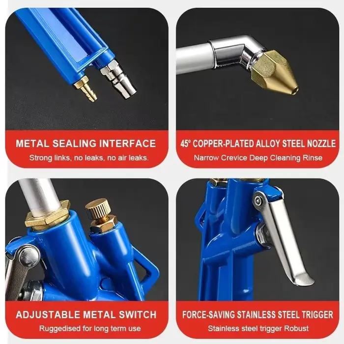 Outils de nettoyage pneumatiques