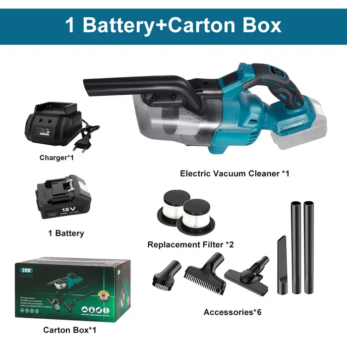 Makita – aspirateur électrique portatif sans fil