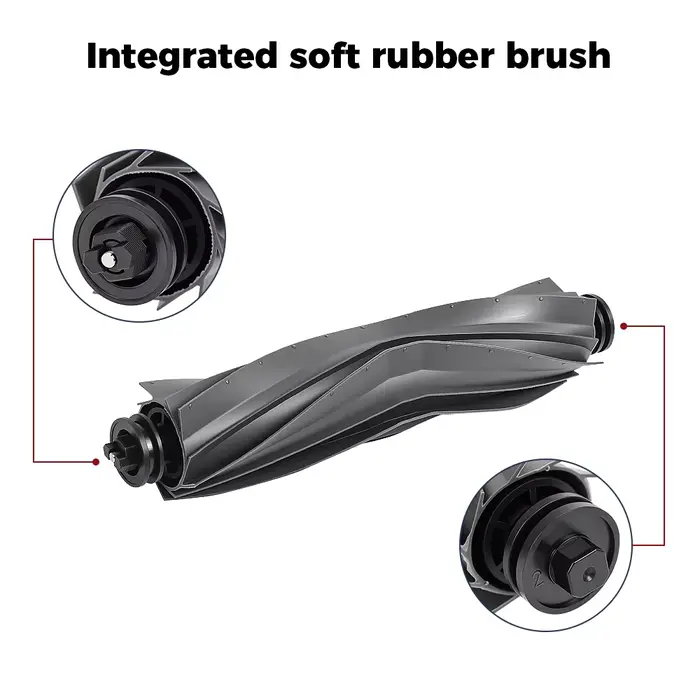 Pièce de rechange pour brosse principale des robots aspirateurs Xiaomi X20+X20 Plus S20+S10+ et Dreame X30 Ultra X40