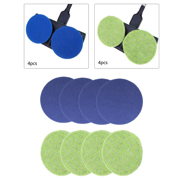 Tampons de vadrouille ronds de 6
