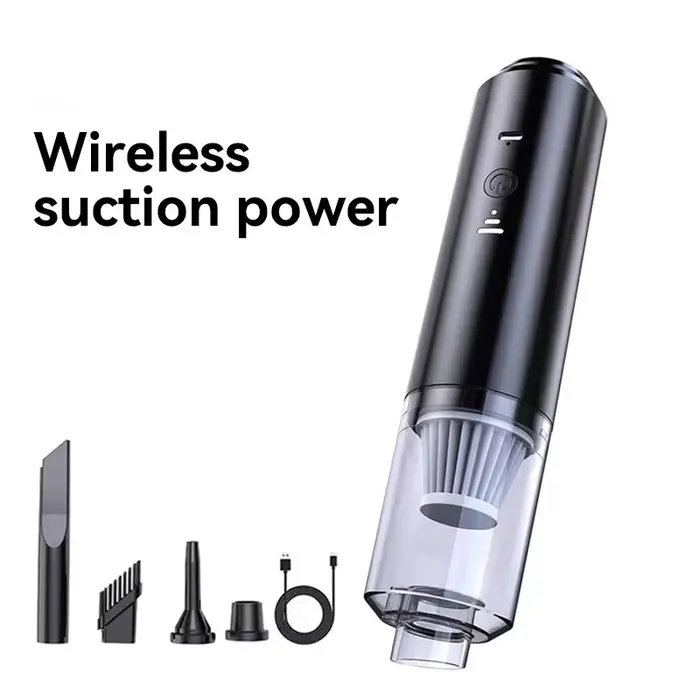 Aspirateur de voiture portable, aspirateur sans fil électrique puissant, nettoyage intelligent de la