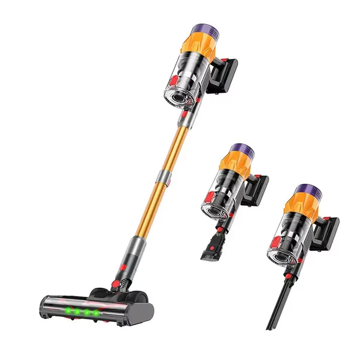Aspirateur sans fil à bâton 550W 50KPa, batterie amovible, balayeuse intelligente portative, nettoye
