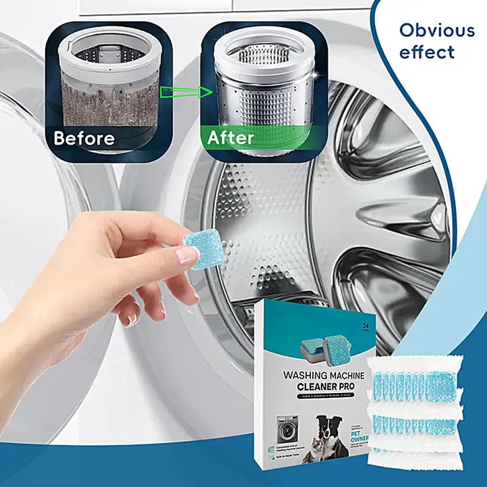 Tablettes nettoyantes pour lave-linge