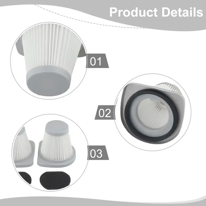 2 filtres de remplacement pour aspirateur Merlin