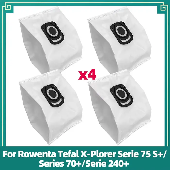 Sac à poussière adapté pour aspirateur Rowenta Tefal x-plorer série 75 S +/70 +/240 +, RR8497WH/ZR20