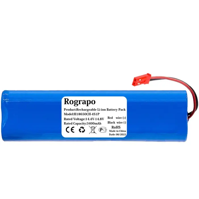 Nouveau 14.8V 3400mAh SUN-INTE-202 4INR19/66 pour batterie d'aspirateur Robot Thorben