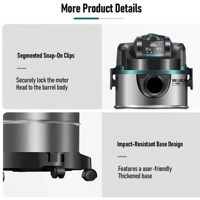 Aspirateur eau et poussière Tungfull 35L/38L/48L