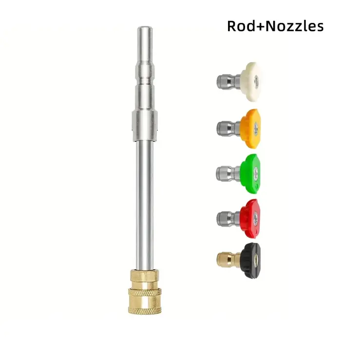 Adaptateur Nilfisk KEW/ALTO/WAP/CALM - Baguette d'extension 21,5 cm (8,5") avec connexion rapide 1/4" pour buses, canon à mousse et buses