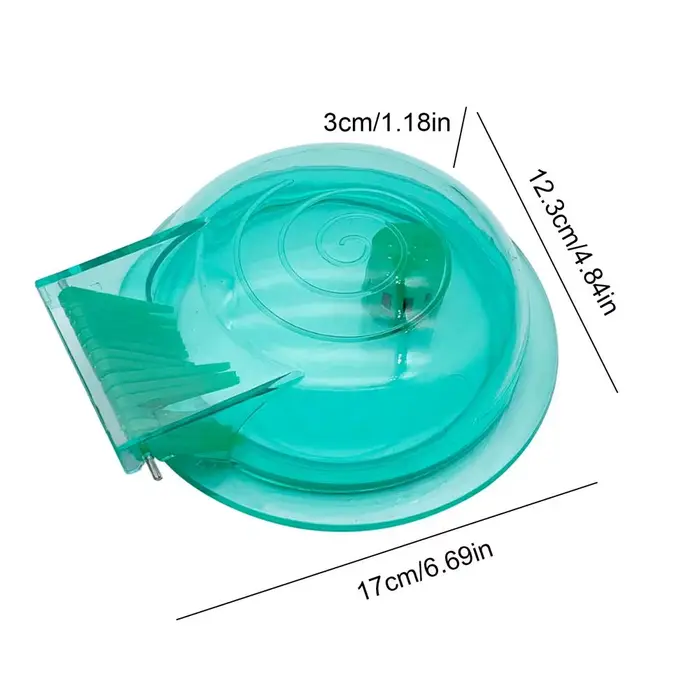 Attrape-escargot Transparent pour Aquarium, petits accessoires de nettoyage, fournitures légères pou