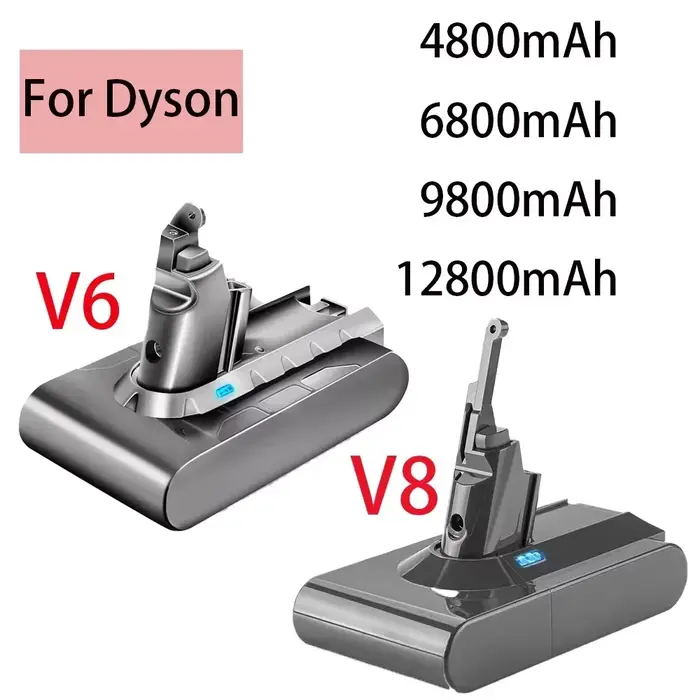100% nouvelle batterie rechargeable pour aspirateur Dyson V6 V8 série SV07 DC62 DC58 DC31 absolu moelleux Animal Pro Bateria