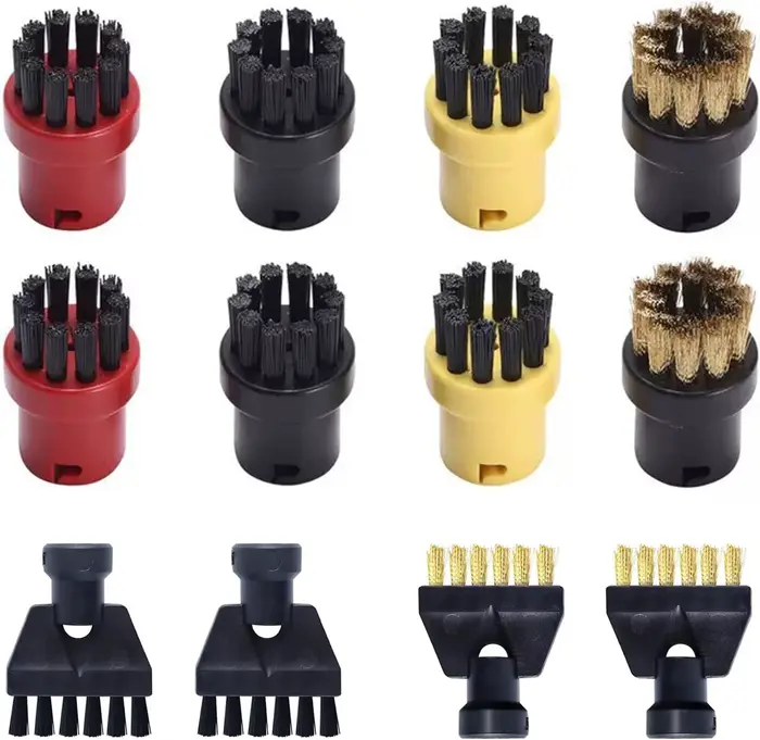 Brosses Rondes de Rechange pour Nettoyeur Vapeur Karcher SC1 SC2 SC3 SC4 SC5 SC7