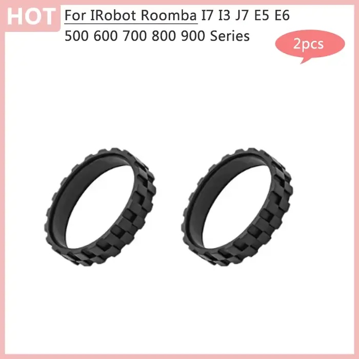 Roue avant coordonnante et TiresSkin pour IRobot Roomba, accessoires de remplacement, I7, I3, J7, E5