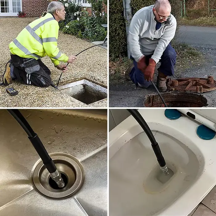 Nettoyeur de tuyaux de nettoyage d'eau de vidange d'égout