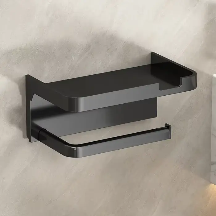 Porte-papier hygiénique facile à installer