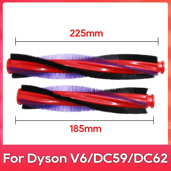 Rouleau de Brosse en Soies Compatible pour ( Dyson V6 / DC59 / DC62 / SV07 / SV03 ) Accessoire Pièce
