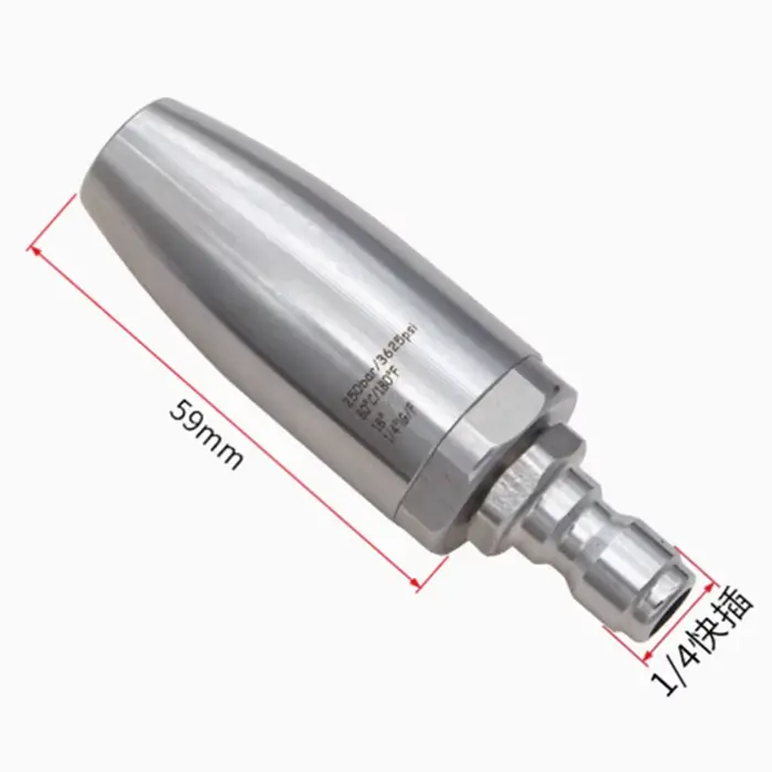 Buse de nettoyage haute pression - Rotateur turbo 250/350/500 bar avec noyau en céramique | 7250 P