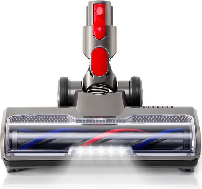 Tête de brosse de nettoyage pour aspirateur Dyson V7 V8 V10 V11 V15, avec rouleau à poils turbo et l